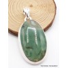 Pendentif Mtorolite ou Emeraude sur Chrysoprase ovale Pendentifs pierres naturelles XV33.2