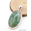 Pendentif Mtorolite ou Emeraude sur Chrysoprase ovale Pendentifs pierres naturelles XV33.2