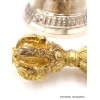 Grosse cloche tibétaine de cérémonie 19 cm Objets rituels bouddhistes DOVAJ24