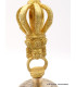 Grosse cloche tibétaine de cérémonie 19 cm Objets rituels bouddhistes DOVAJ24