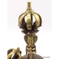 Cloche tibétaine et dorjé 8 branches 18 cm-ah - Objets rituels bouddhistes