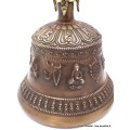Cloche tibétaine et dorjé 8 branches 18 cm-ah Objets rituels bouddhistes DOVAJ25