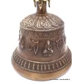 Cloche tibétaine et dorjé 8 branches 18 cm-ah - Objets rituels bouddhistes