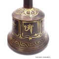 Cloche tibétaine et dorjé 12,5 cm avec mantra Cloches et dorjé tibétains CLO7