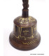 Cloche tibétaine et dorjé 12,5 cm avec mantra Cloches et dorjé tibétains CLO7