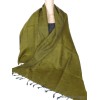Châle ethnique laine de Yak vert kaki Châles laine de yak CPLY125
