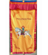 Tenture tibétaine bouddhiste Cheval Lungta jaune d'or Tentures tibétaines Bouddha TEN LB16