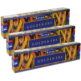 Encens indien Golden Era 15 gr - Encens indien traditionnel parfumé