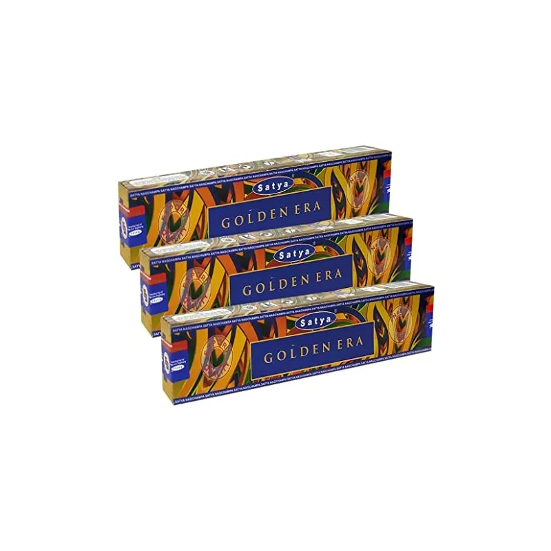 Encens indien Golden Era 15 gr - Encens indien traditionnel parfumé