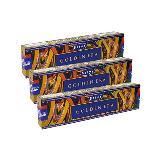 Encens indien Golden Era 15 gr Encens tibétains, accessoires ZD517