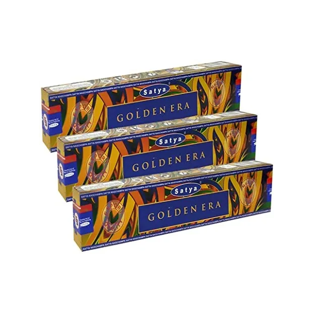 Encens indien Golden Era 15 gr - Encens indien traditionnel parfumé