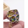 Gros pendentif Cristal de Roche Aura Pendentifs pierres naturelles AW5