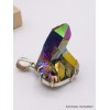 Gros pendentif Cristal de Roche Aura Pendentifs pierres naturelles AW5