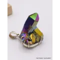 Gros pendentif Cristal de Roche Aura - Pendentifs pierres naturelles