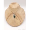 Pendentif Malachite sur Azurite turquoise rouille Pendentifs pierres naturelles AW12.2
