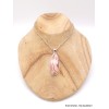 Grand pendentif Rhodochrosite qualité AAA oval allongé Pendentifs pierres naturelles AW18.1