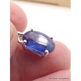 Pendentif Cyanite bleue facetté oval Bijoux en Cyanite Bleue AW19