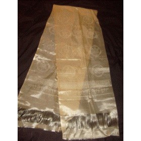 Lot de 24 khatas tibétaines blanches Objets rituels bouddhistes khata24