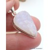 Pendentif en Pierre de lune bleue brute forme goutte Pendentifs pierres naturelles AW23.1