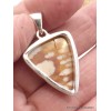 Pendentif Jaspe Faon triangulaire Pendentifs pierres naturelles AW26