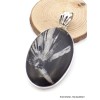 Gros Pendentif argent Chrysanthème Pendentifs pierres naturelles GH11