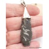Pendentif Agate géode blanche et noire Pendentifs pierres naturelles LW41