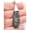 Pendentif Agate géode blanche et noire Pendentifs pierres naturelles LW41