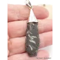 Pendentif Agate géode blanche et noire - Pendentifs pierres naturelles