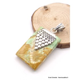 Pendentif en Variscite australienne motif grappe Bijoux en Variscite AB37