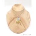 Pendentif en Variscite australienne motif grappe - Bijoux en Variscite