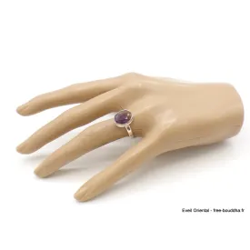 Bague en Cacochynite Super Seven facettée taille 56 - Bagues pierres naturelles