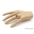 Bague en Cacochynite Super Seven facettée taille 56 - Bagues pierres naturelles