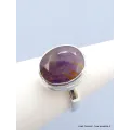 Bague en Cacochynite Super Seven facettée taille 56 - Bagues pierres naturelles