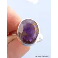 Bague en Cacochynite Super Seven facettée taille 56 - Bagues pierres naturelles
