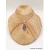 Pendentif en Cuprite Jaspe Sonora forme goutte Bijoux en Jaspe AW30.1