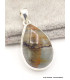 Pendentif Calcite Luminaire forme goutte Pendentifs pierres naturelles AW33