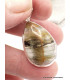 Pendentif Calcite Luminaire forme goutte Pendentifs pierres naturelles AW33