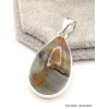 Pendentif Calcite Luminaire forme goutte Pendentifs pierres naturelles AW33