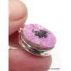 Pendentif Oxyde de Cobalt rond Pendentifs pierres naturelles AW37