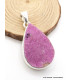 Pendentif Oxyde de Cobalt forme goutte Pendentifs pierres naturelles AW37.1