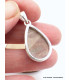 Pendentif Oxyde de Cobalt forme goutte Pendentifs pierres naturelles AW37.1