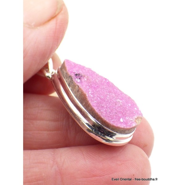 Pendentif Oxyde de Cobalt forme goutte Pendentifs pierres naturelles AW37.1