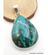 Pendentif Malachite Chrysocolle forme goutte Pendentifs pierres naturelles AW38.1