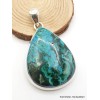 Pendentif Malachite Chrysocolle forme goutte Pendentifs pierres naturelles AW38.1