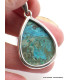 Pendentif Malachite Chrysocolle forme goutte Pendentifs pierres naturelles AW38.1