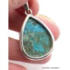 Pendentif Malachite Chrysocolle forme goutte Pendentifs pierres naturelles AW38.1