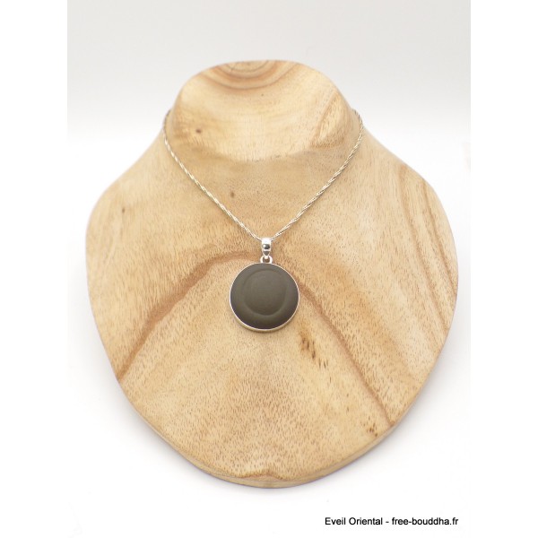 Pendentif Pierre des Fées rond Pendentifs pierres naturelles AW40.1