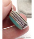 Pendentif Amazonite du Pérou style vintage Bijoux en Amazonite aw43
