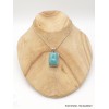 Pendentif Amazonite du Pérou style vintage Bijoux en Amazonite aw43