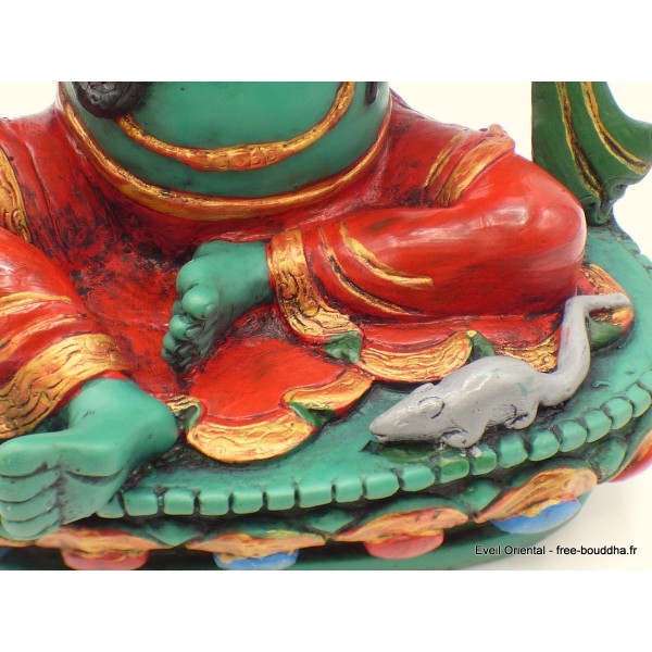 Statuette Ganesh peinte à la main 21 cm Statuettes Bouddhistes GANESH4